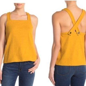 Madewell Mustard Yellow Tank Size L